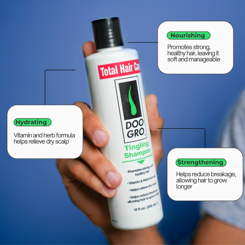 DOO GRO – SHAMPOING TINGLING GRO ANTI-PELLICULAIRE – 300 ml