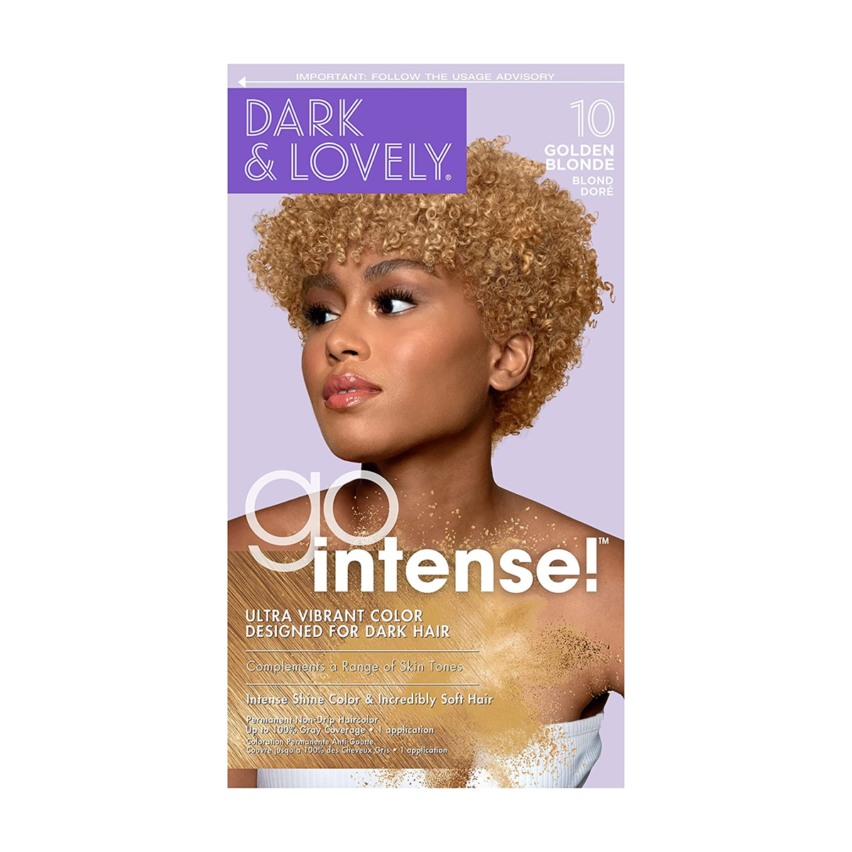 DARK & LOVELY – GO INTENSE! – TROUSSE DE COLORATION ULTRA VIBRANTE