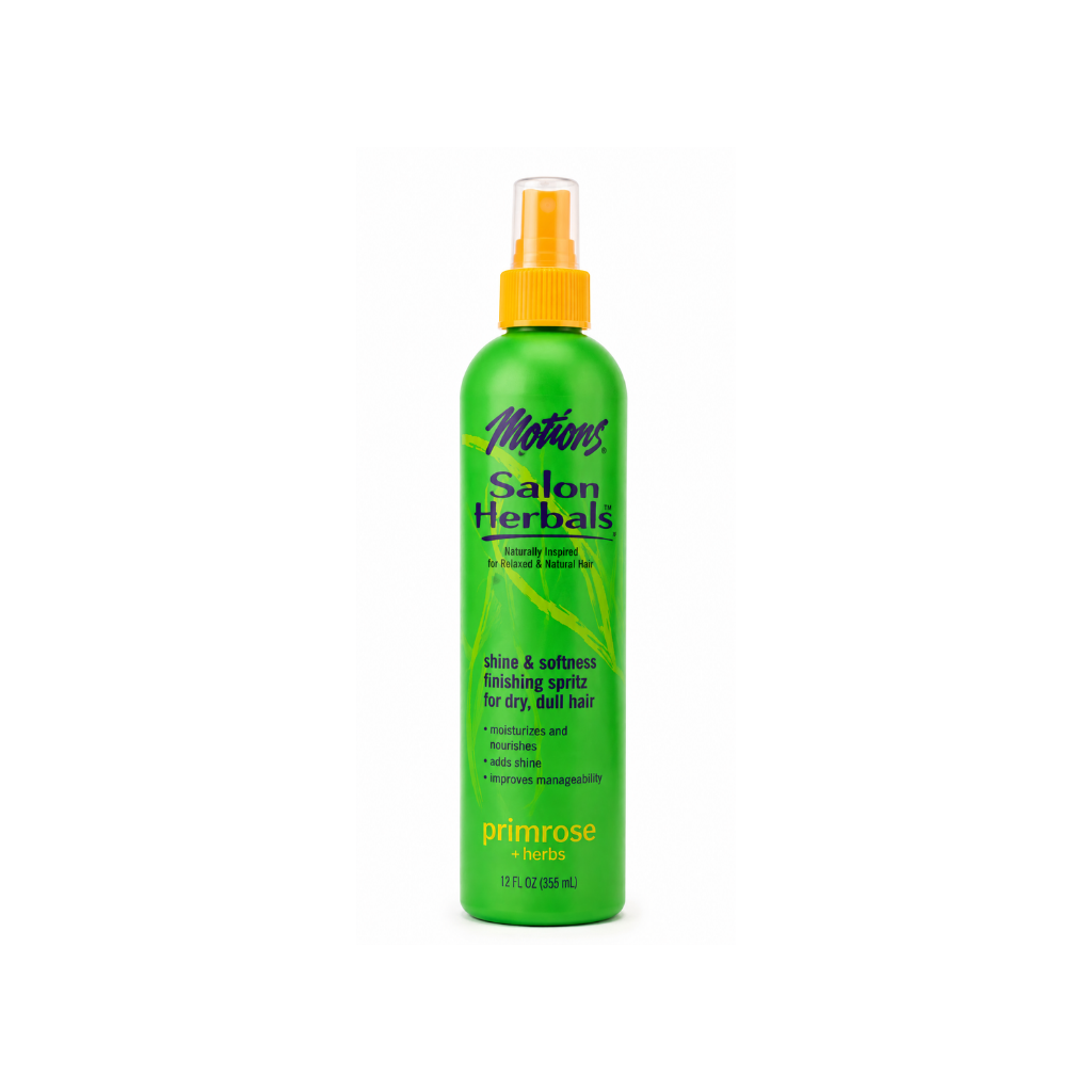 MOTIONS SALON HERBALS – VAPORISATEUR DE FINITION BRILLANCE ET DOUCEUR (PRIMEVÈRE) – 355 ml