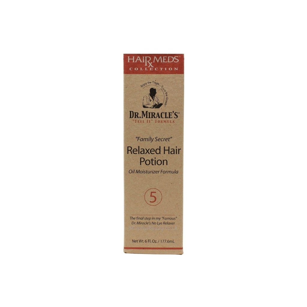 DR. MIRACLE'S – HYDRATANT À L'HUILE POUR CHEVEUX DÉFRISÉS RELAXED HAIR POTION – 177 ml