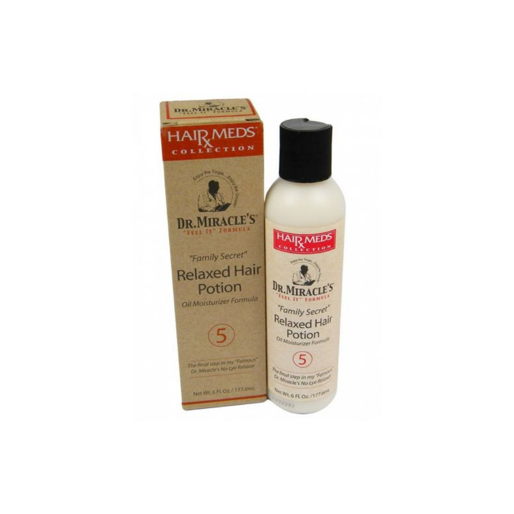 DR. MIRACLE'S – HYDRATANT À L'HUILE POUR CHEVEUX DÉFRISÉS RELAXED HAIR POTION – 177 ml