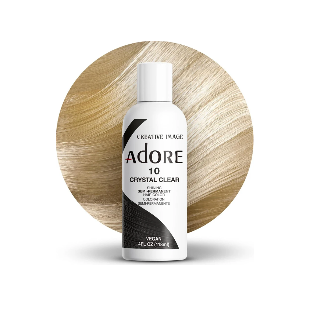 ADORE – COLORATION CAPILLAIRE SEMI-PERMANENTE #10 CLAIR COMME DU CRISTAL 4 OZ