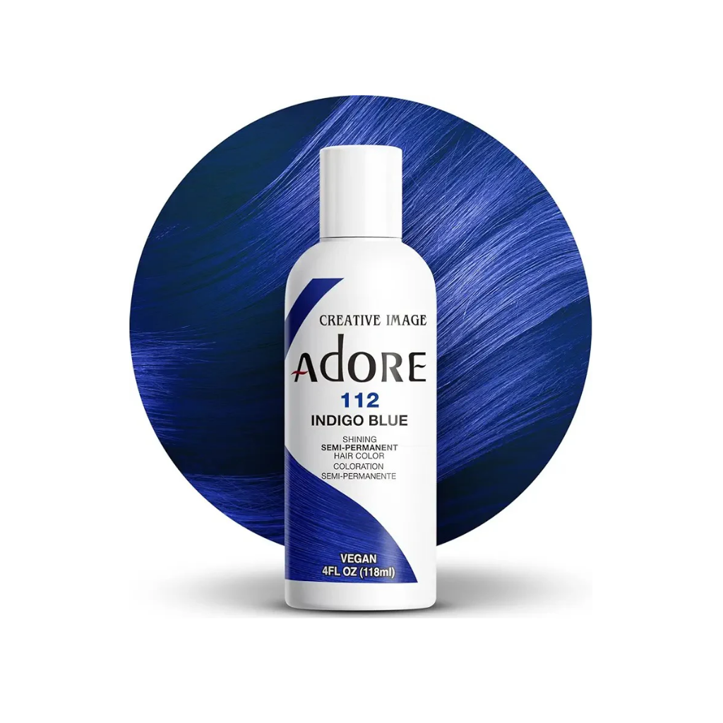 ADORE – COLORATION CAPILLAIRE SEMI-PERMANENTE #112 BLEU INDIGO 4 OZ