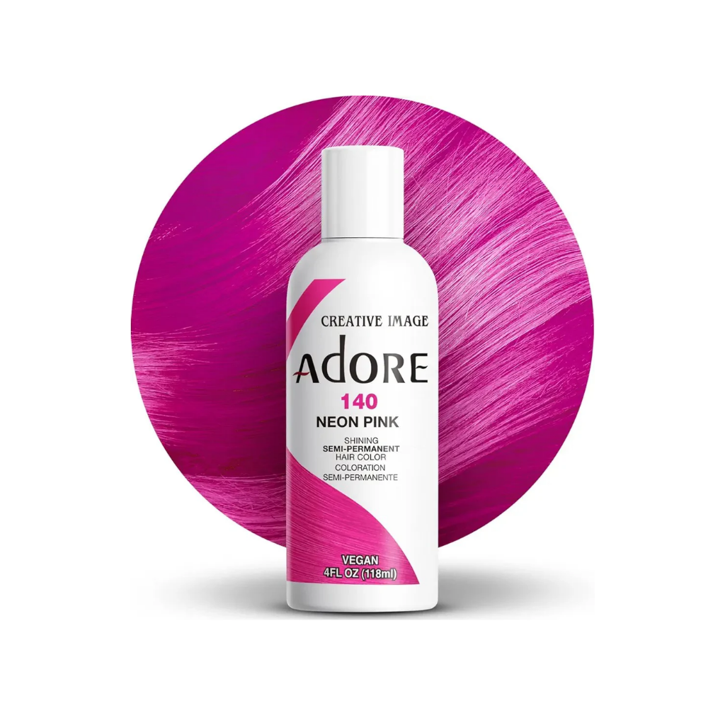 ADORE – COLORATION CAPILLAIRE SEMI-PERMANENTE #140 ROSE FLUO 4 OZ