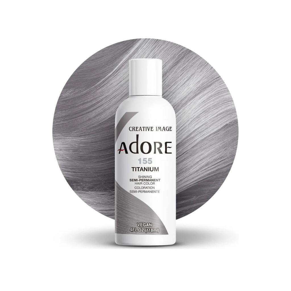 ADORE – COLORATION CAPILLAIRE SEMI-PERMANENTE #155 TITANE 4 OZ