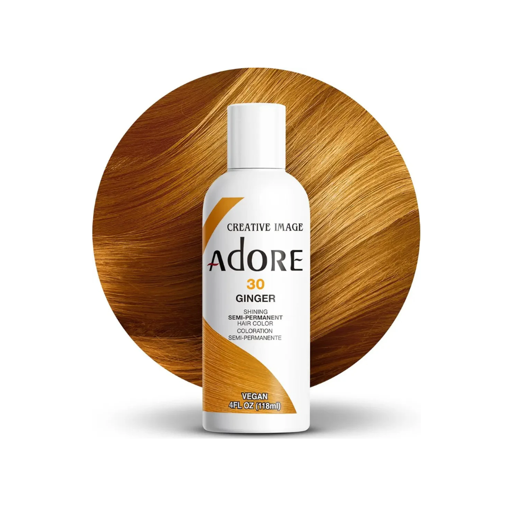 ADORE – COLORATION CAPILLAIRE SEMI-PERMANENTE #30 GINGEMBRE 4 OZ