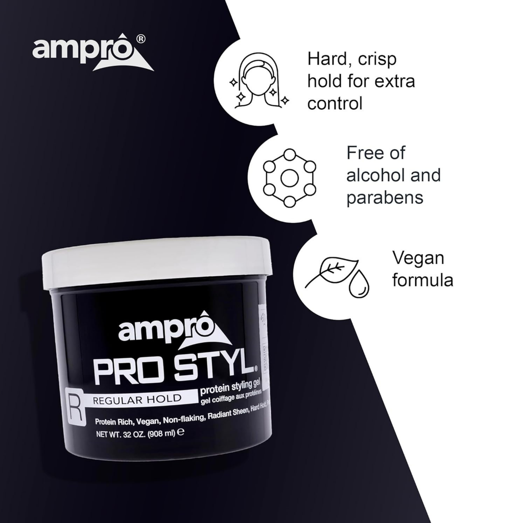AMPRO PRO STYL – GEL COIFFANT PROTÉINÉ FIXATION NORMALE