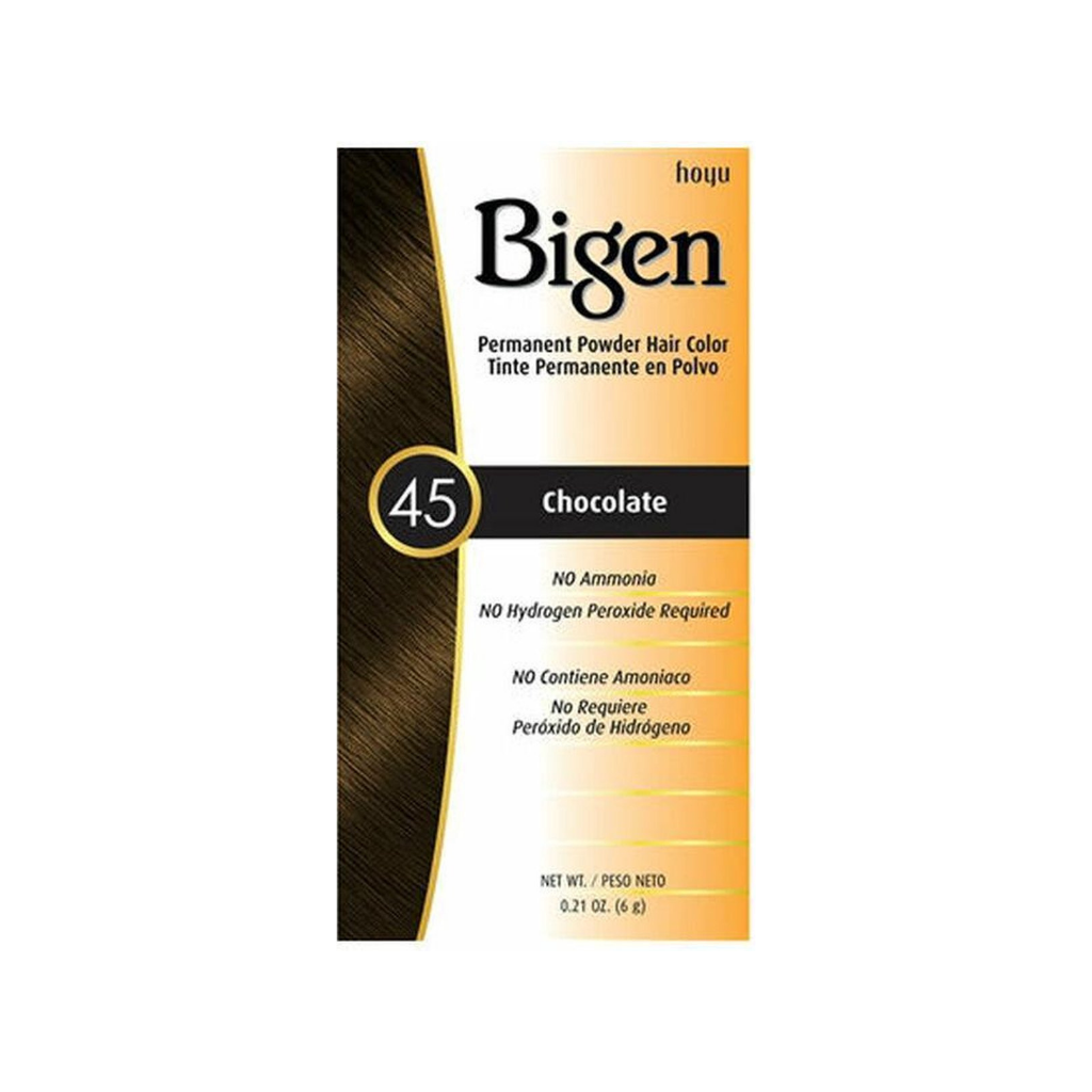 BIGEN – COLORATION CAPILLAIRE PERMANENTE EN POUDRE #45 CHOCOLAT