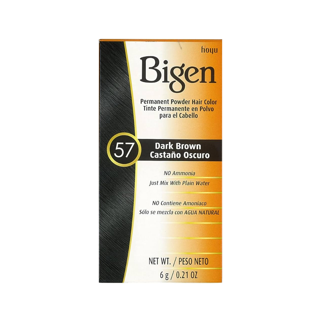BIGEN – COLORATION CAPILLAIRE PERMANENTE EN POUDRE #57 BRUN FONCÉ