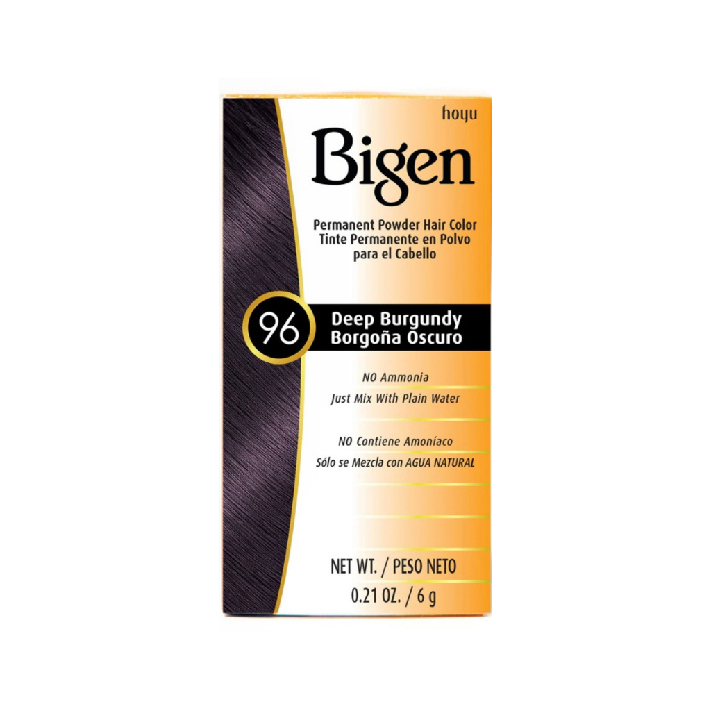 BIGEN – COLORATION CAPILLAIRE PERMANENTE EN POUDRE #96 BOURGOGNE PROFOND