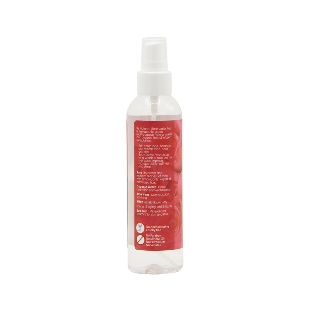 BY NATURES ROSE WATER MIST
