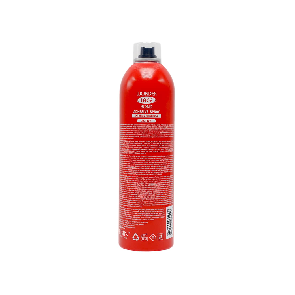 EBIN – WONDER PONYTAIL BOND SPRAY POUR QUEUE DE CHEVAL – TENUE FORTE 8 OZ