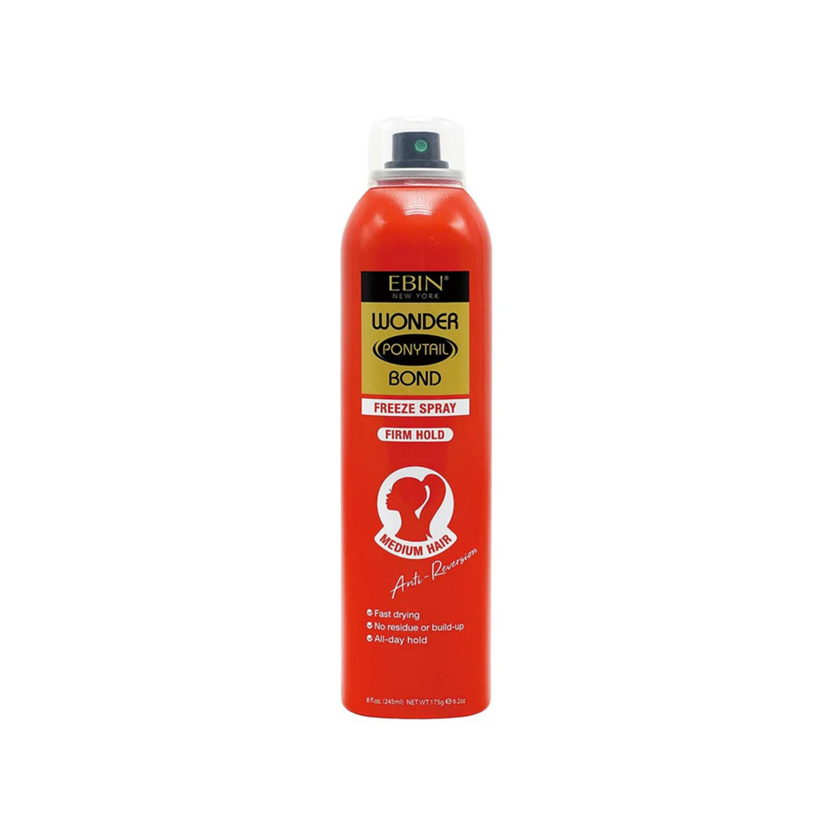 EBIN – WONDER PONYTAIL BOND SPRAY POUR QUEUE DE CHEVAL – TENUE FORTE 8 OZ