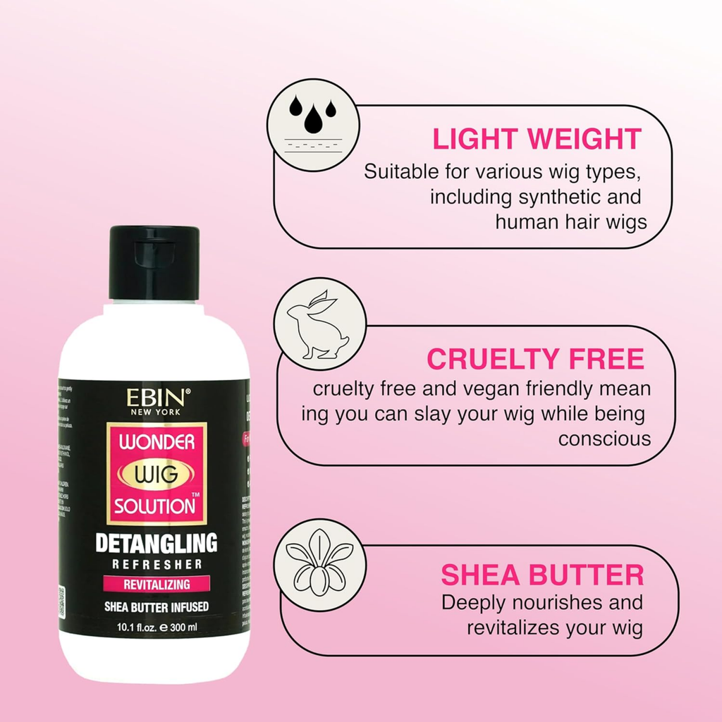 EBIN WONDER WIG SOLUTION DETANGLING REFRESHER