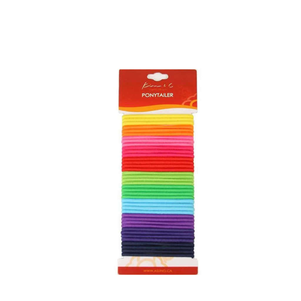 KIM & C – ÉLASTIQUES POUR CHEVEUX MULTICOLORES