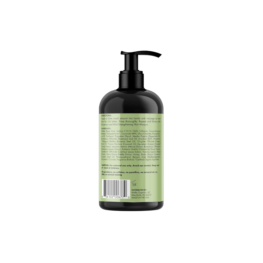 MIELLE – SHAMPOOING RENFORÇANT AU ROMARIN ET À LA MENTHE
