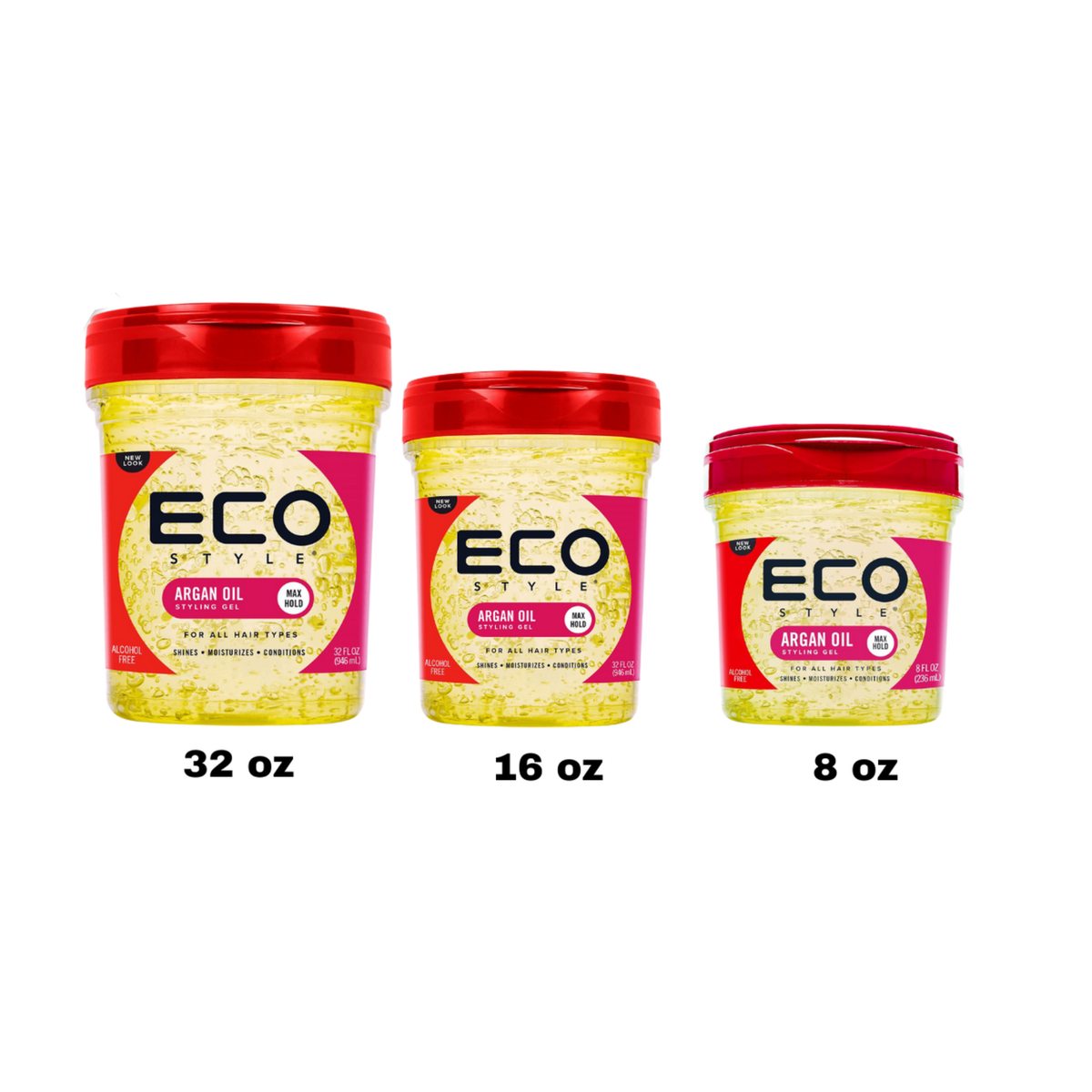 ECO STYLE – GEL COIFFANT À L’HUILE D’ARGAN