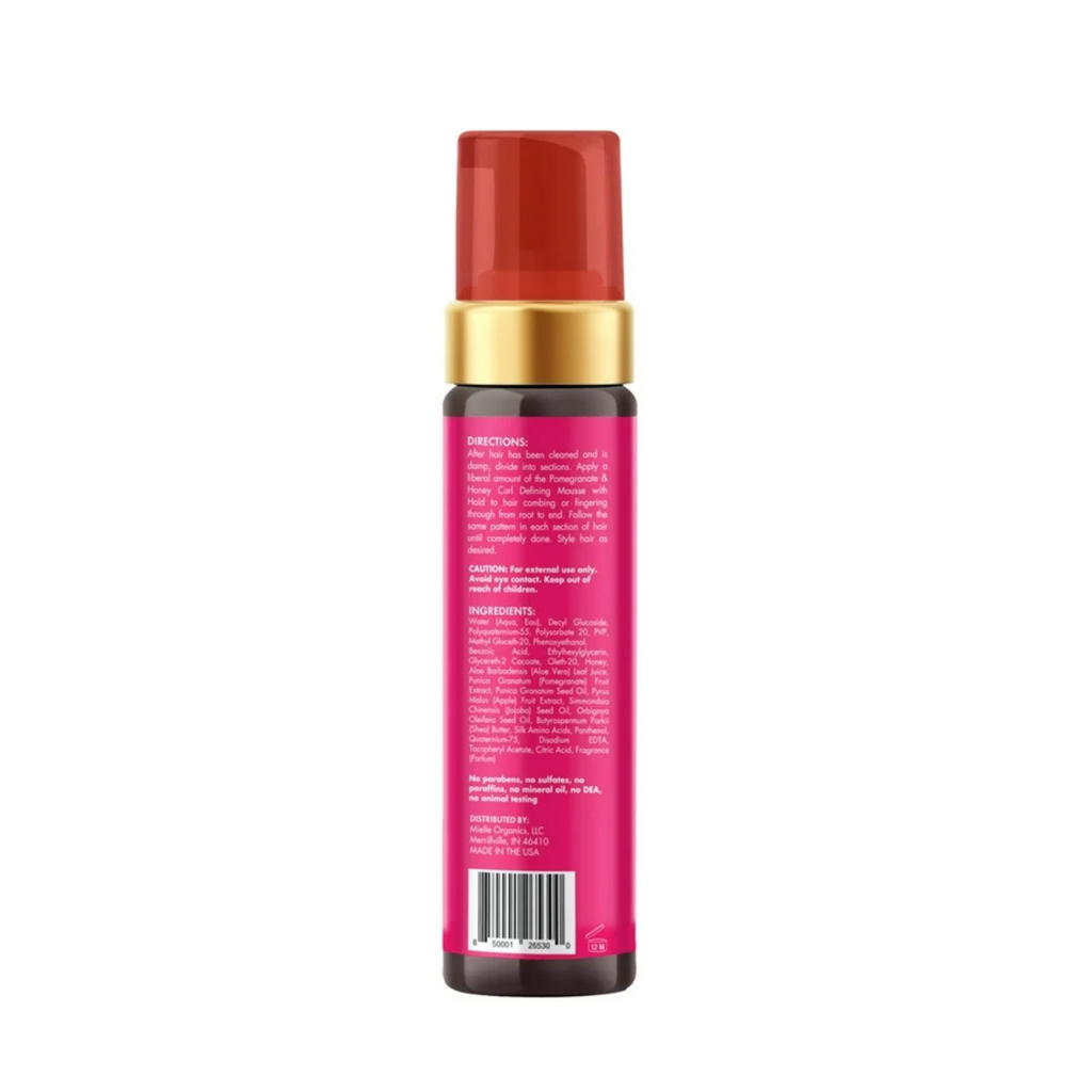 MIELLE POMEGRANATE & HONEY CURL DEFINING MOUSSE WITH HOLD