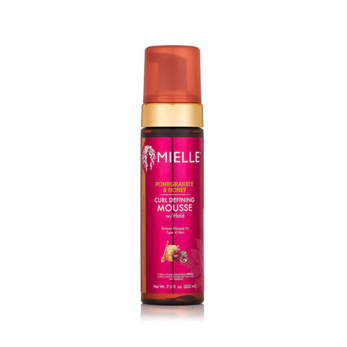 MIELLE POMEGRANATE & HONEY CURL DEFINING MOUSSE WITH HOLD