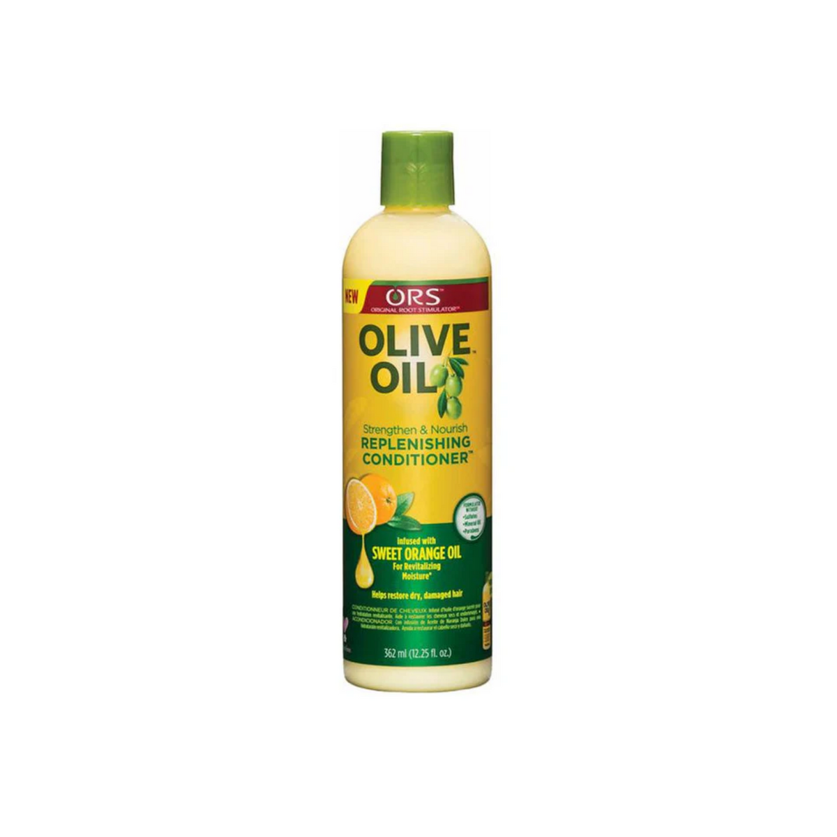 ORS – APRÈS-SHAMPOOING RÉPARATEUR À L’HUILE D’OLIVE ET À L’HUILE D’ORANGE DOUCE