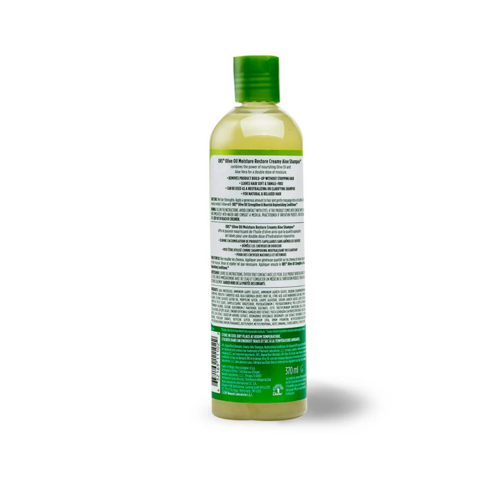 ORS – SHAMPOOING CRÉMEUX À L’ALOÈS HYDRATATION ET RÉPARATION À L’HUILE D’OLIVE