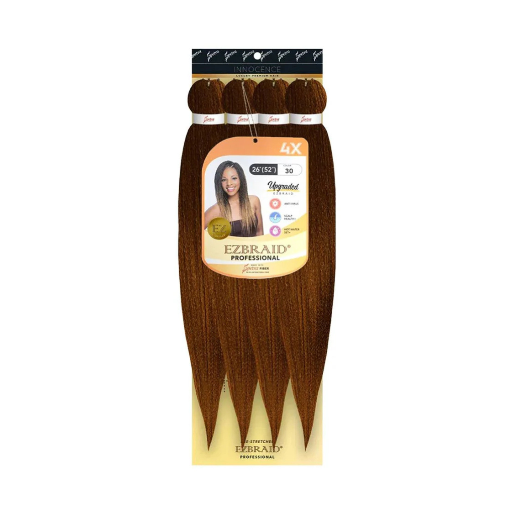 EZBRAID PROFESSIONAL – MÈCHES À TRESSER PRÉ-ÉTIRÉES 4X