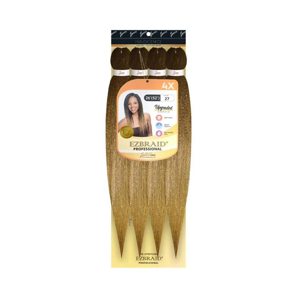 EZBRAID PROFESSIONAL – MÈCHES À TRESSER PRÉ-ÉTIRÉES 4X