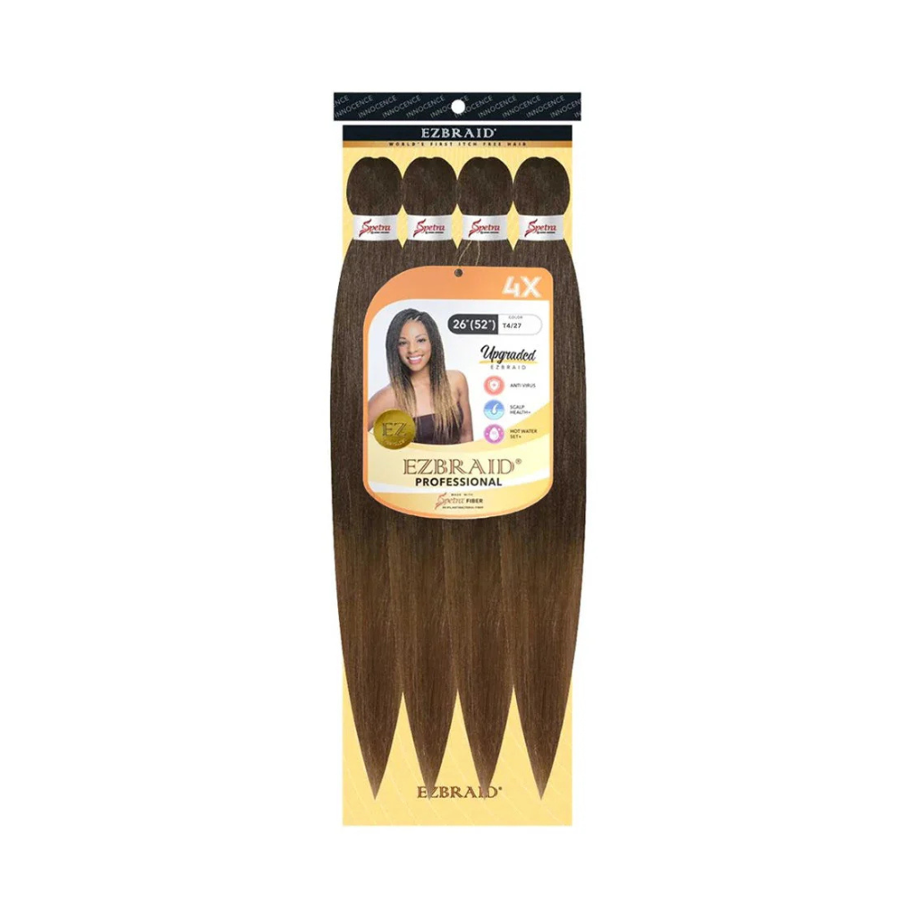 EZBRAID PROFESSIONAL – MÈCHES À TRESSER PRÉ-ÉTIRÉES 4X