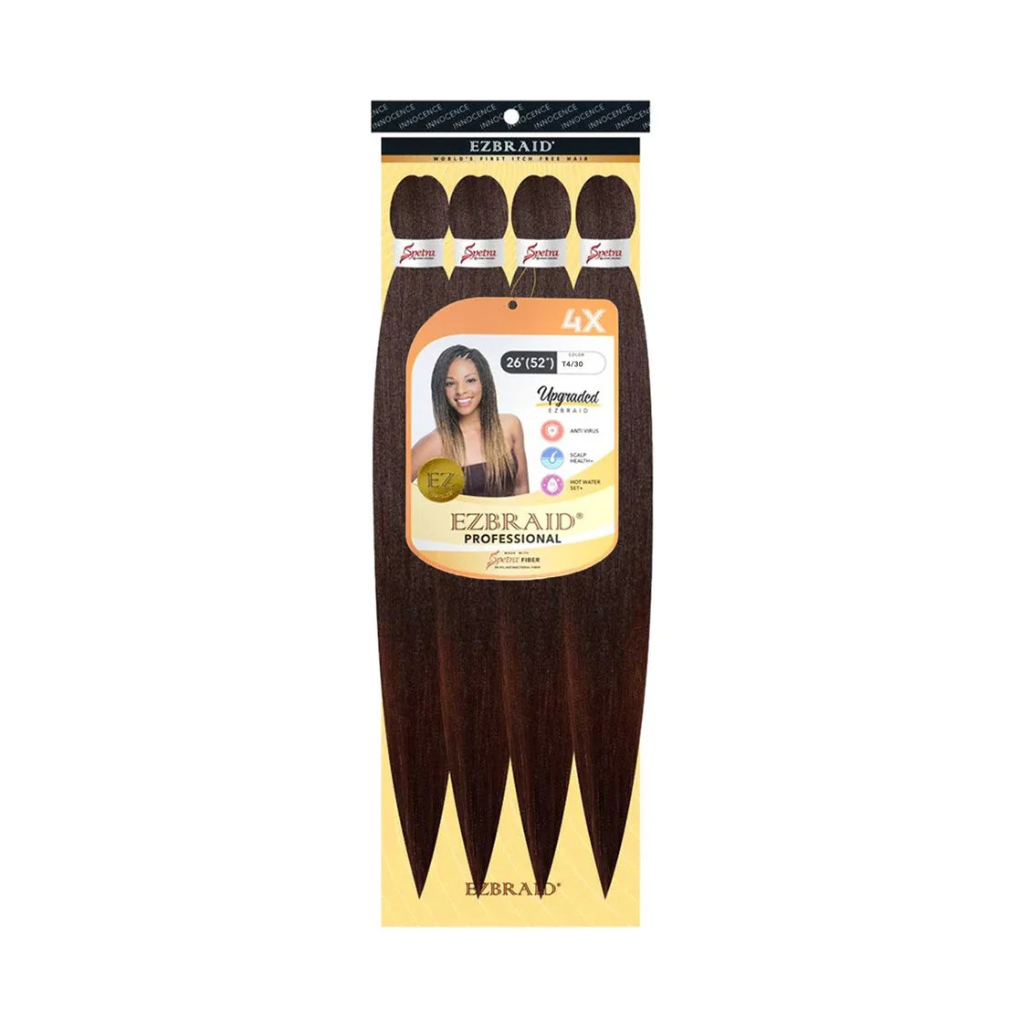 EZBRAID PROFESSIONAL – MÈCHES À TRESSER PRÉ-ÉTIRÉES 4X