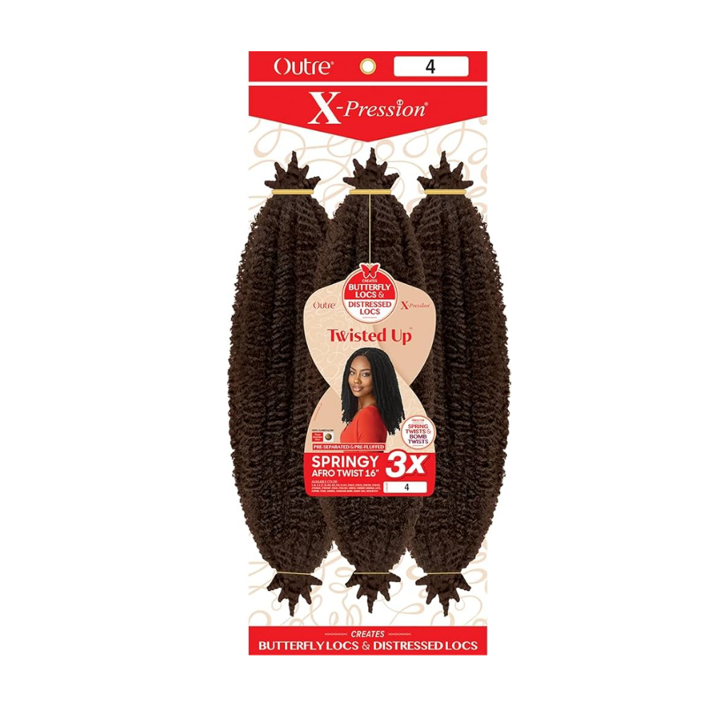 OUTRE - X-PRESSION CROCHET BRAID TWISTED UP 3X SPRINGY - CHEVEUX POUR AFRO TWIST