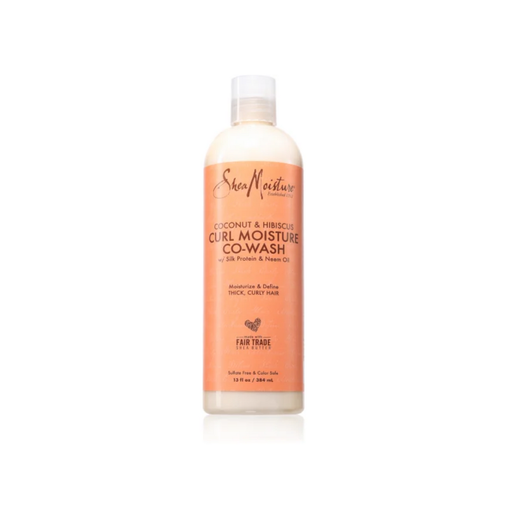 SHEA MOISTURE – CO-WASH HYDRATANT POUR BOUCLES À LA NOIX DE COCO ET À L’HIBISCUS