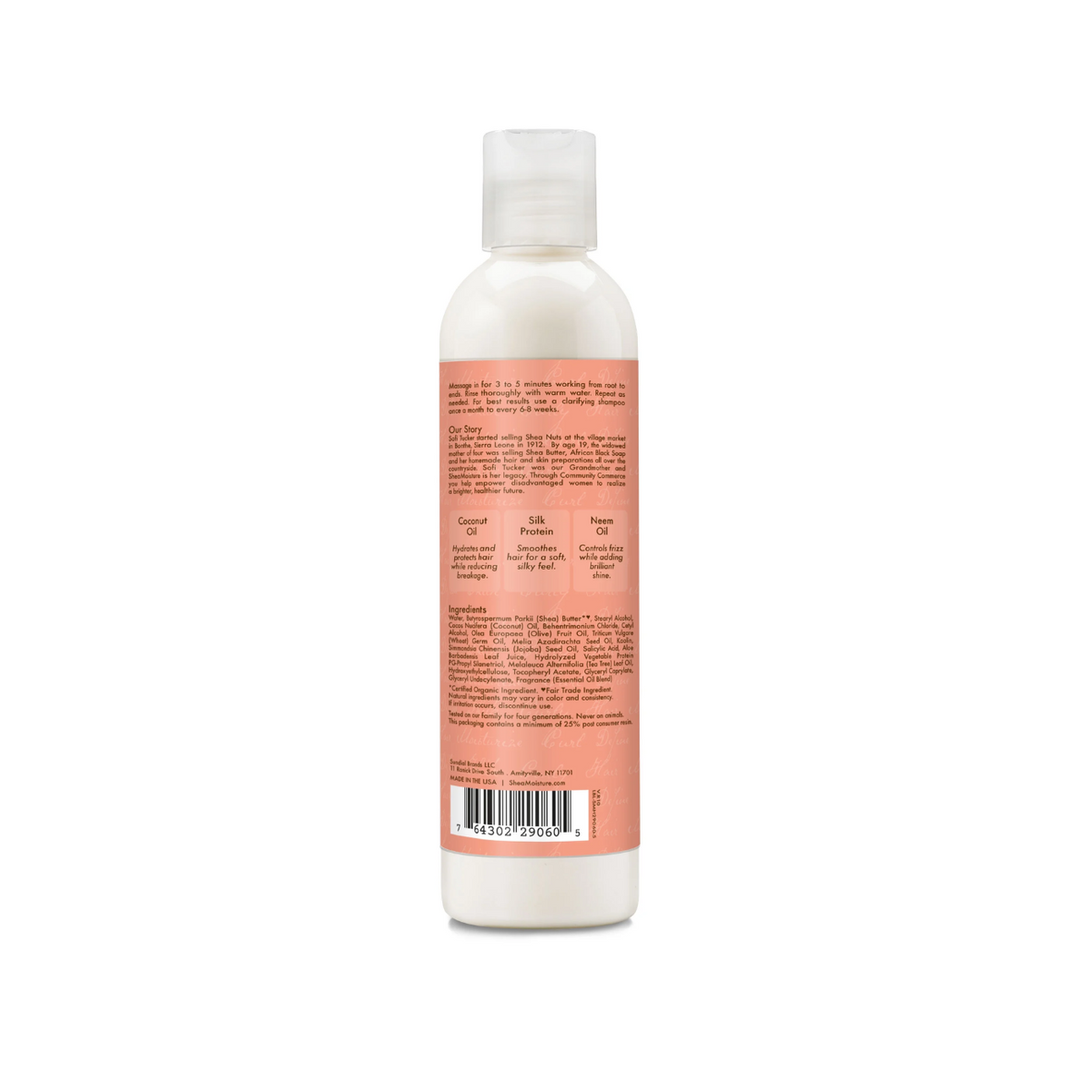 SHEA MOISTURE – CO-WASH HYDRATANT POUR BOUCLES À LA NOIX DE COCO ET À L’HIBISCUS