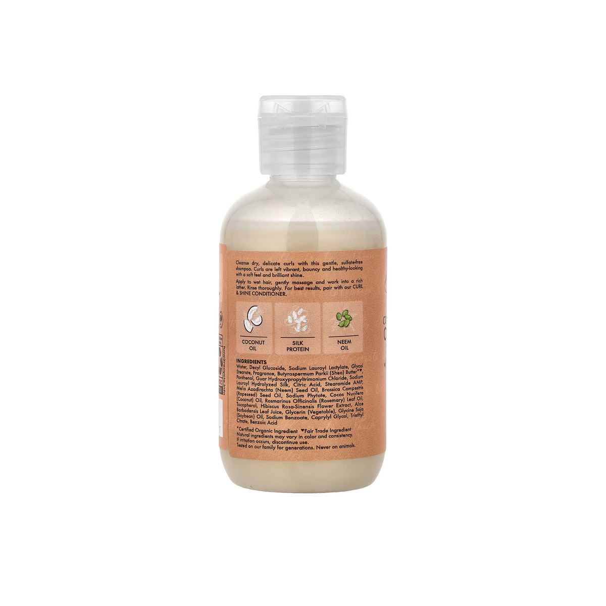 SHEA MOISTURE – SHAMPOOING BOUCLES ET ÉCLAT À LA NOIX DE COCO ET À L’HIBISCUS