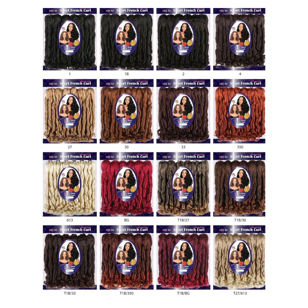 SUPREME HAIR - 12X TZ4 BOUCLES FRANÇAISES COURTES 20 PO
