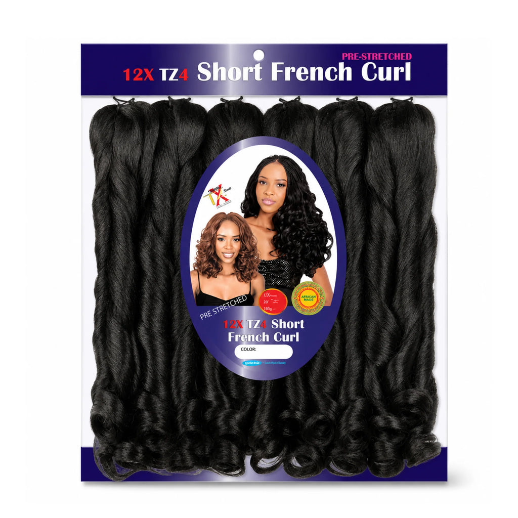 SUPREME HAIR - 12X TZ4 BOUCLES FRANÇAISES COURTES 20 PO