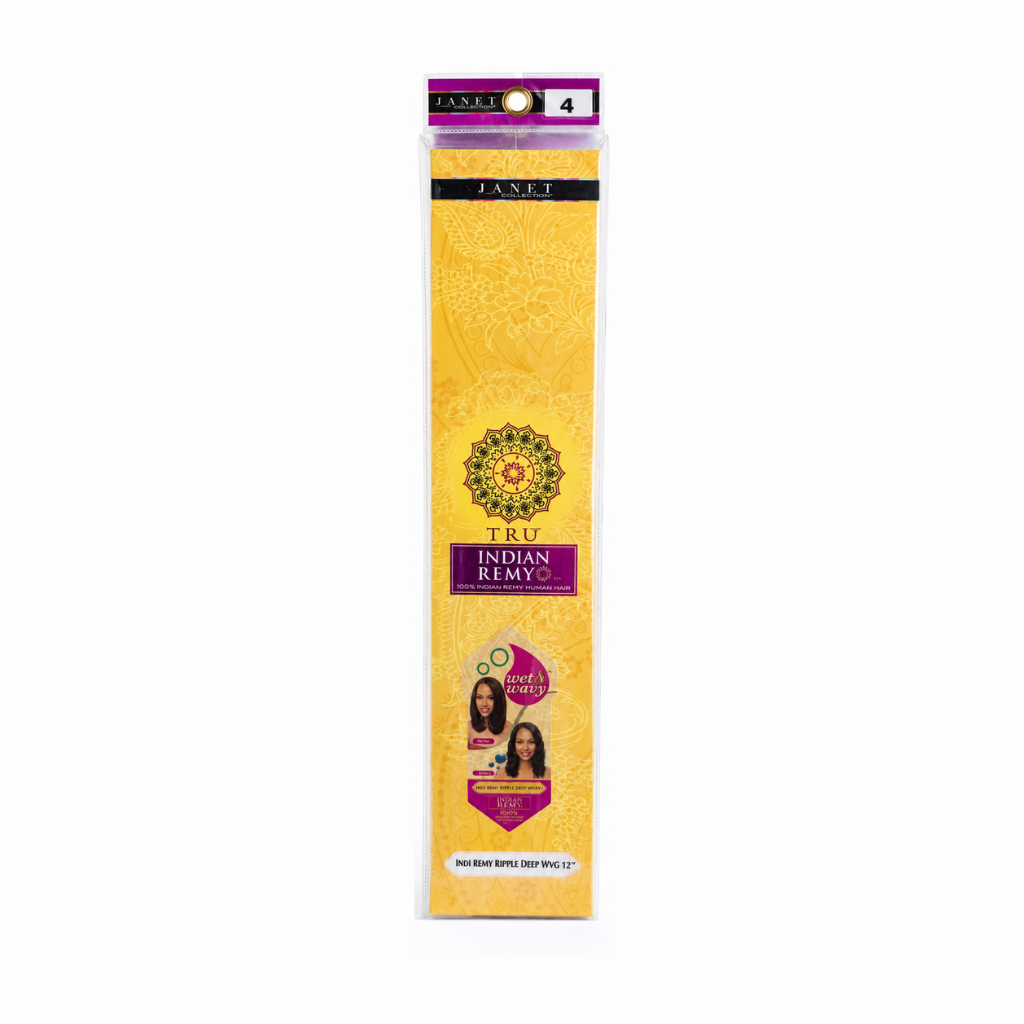 JANET TRU INDIAN REMY RIPPLE DEEP – CHEVEUX HUMAINS REMY INDIEN WET & WAVY 100 % DE QUALITÉ SUPÉRIEURE