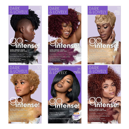 DARK & LOVELY – GO INTENSE! – TROUSSE DE COLORATION ULTRA VIBRANTE
